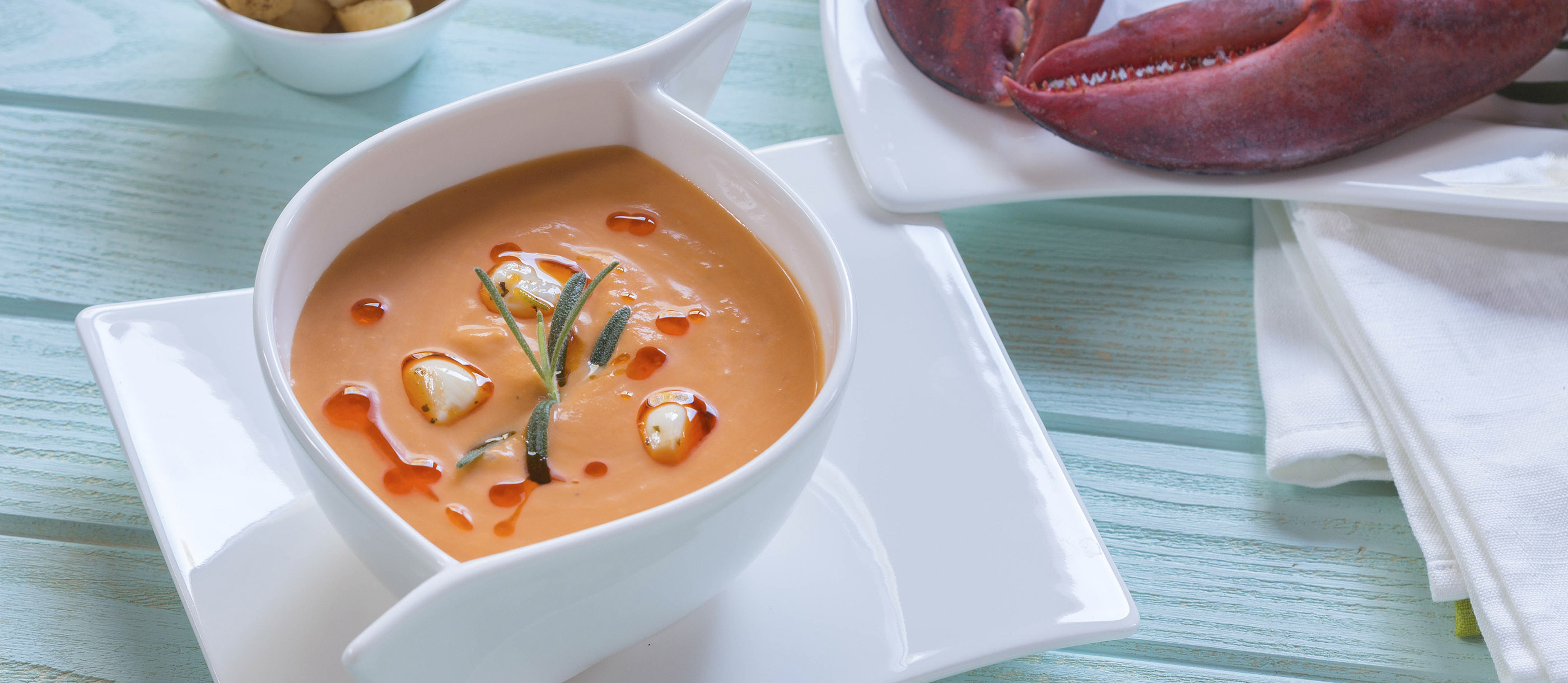 Lobster and Cornish Crab Bisque » Gordon Ramsay Restaurants