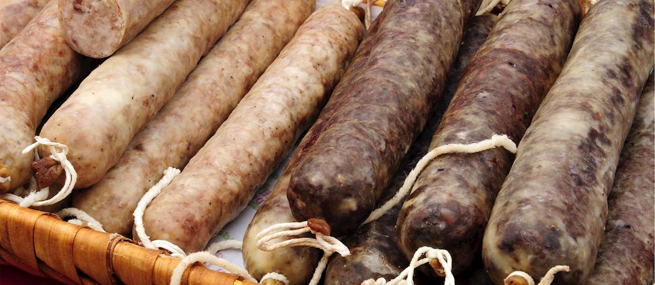 Botifarra Traditional Sausage From Catalonia, Spain
