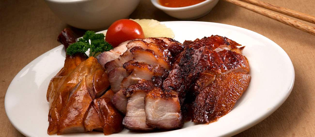 Roast Goose Traditional Goose Dish From Hong Kong, China