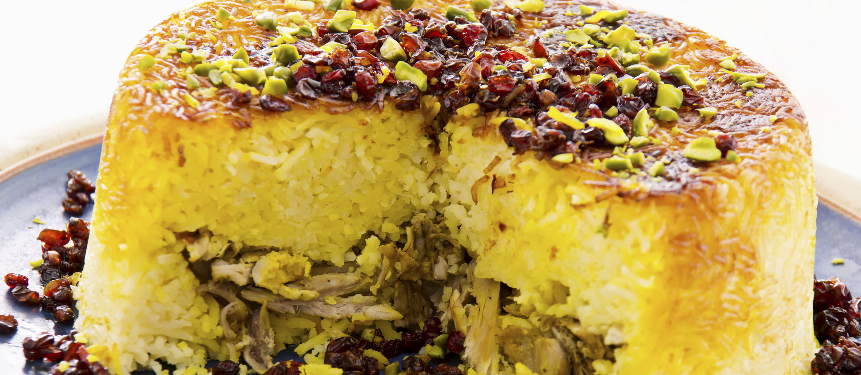 Tahchin Traditional Rice Dish From Iran