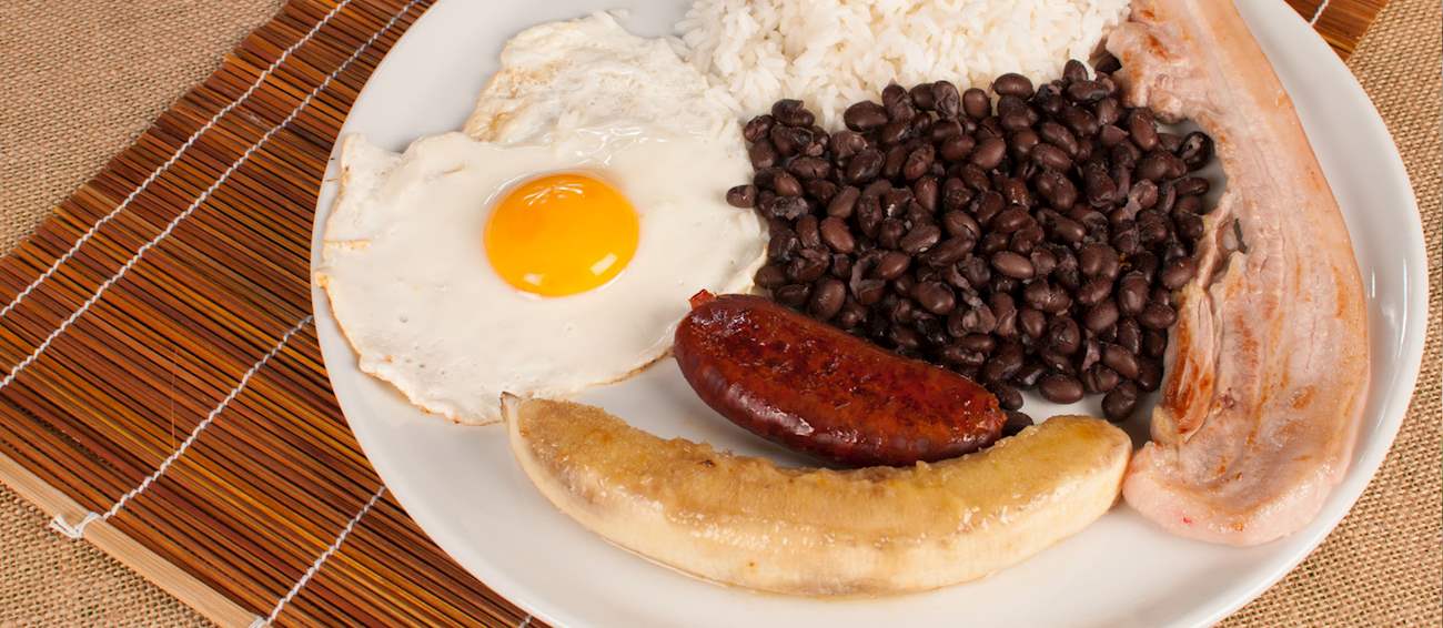 Bandeja Paisa | Traditional Meat Dish From Antioquia Department, Colombia