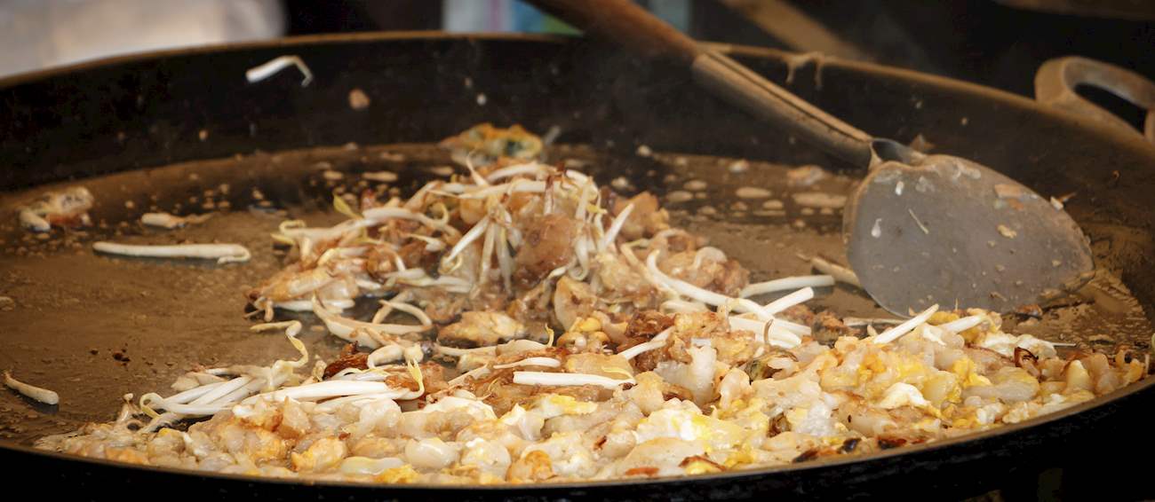 Oyster Omelet Traditional Egg Dish From Fujian, China