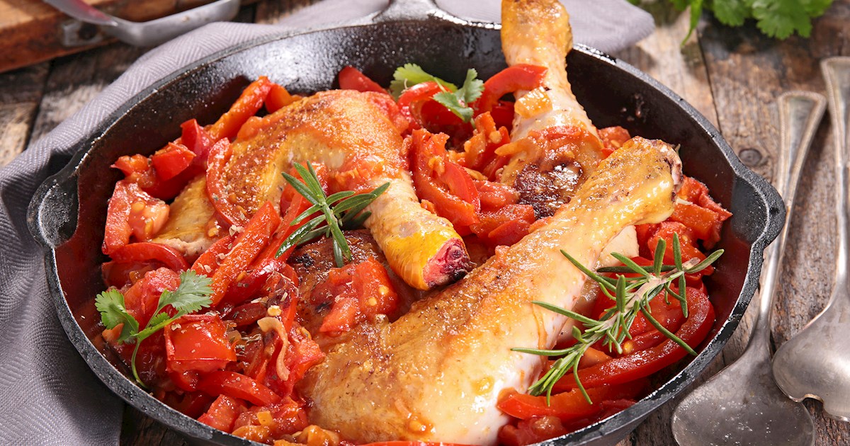 Poulet Basquaise | Traditional Stew From Pyrénées-Atlantiques, France