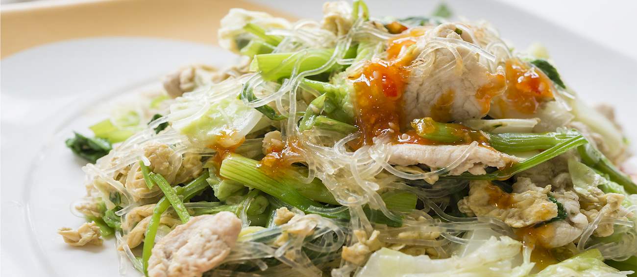 Suki Haeng Traditional Noodle Dish From Thailand, Southeast Asia
