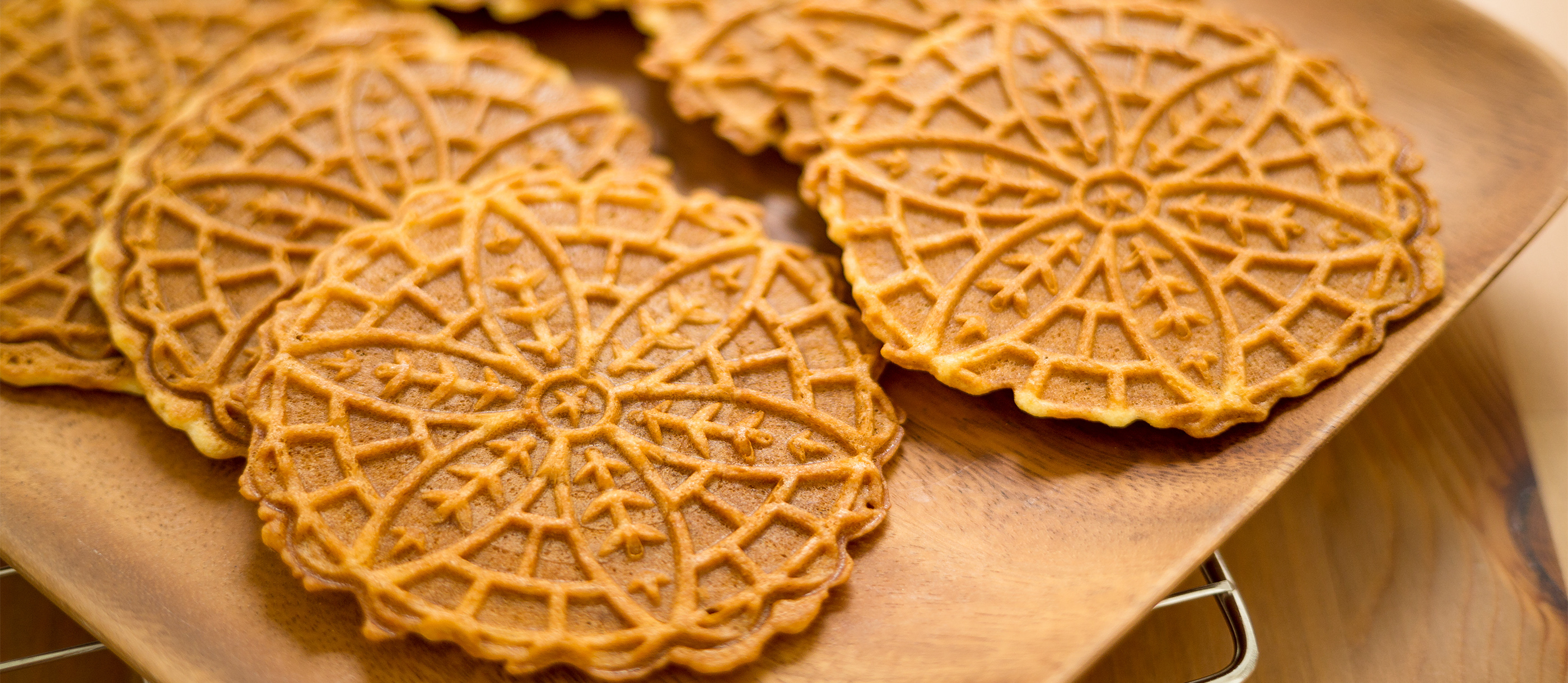 Ferratelle Traditional Dessert From Abruzzo, Italy