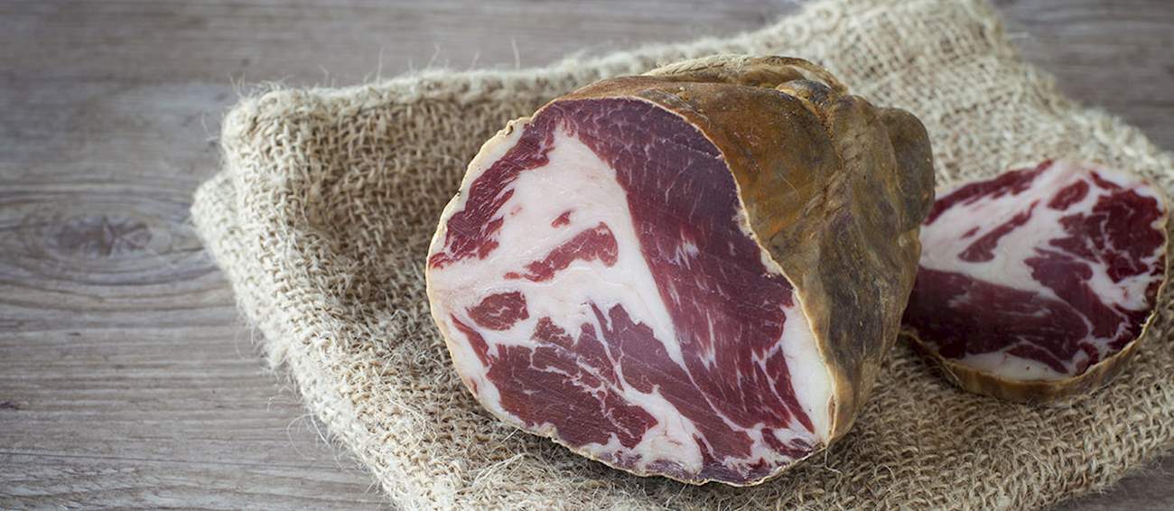 Capocollo di Calabria Local Cured Meat From Calabria, Italy