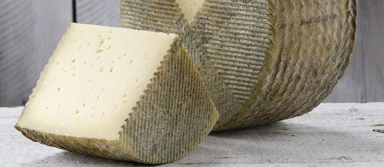 Queso Manchego Local Cheese From CastillaLa Mancha, Spain