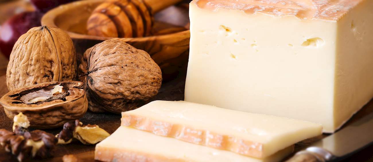 Taleggio Local Cheese From Province of Bergamo, Italy