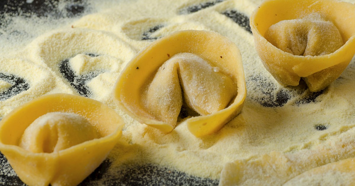 Tortellini (Pasta Type) Local Pasta Variety From EmiliaRomagna, Italy