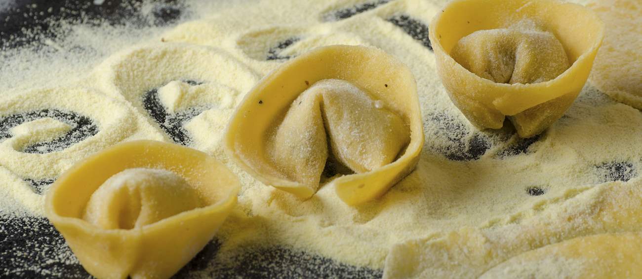 Tortellini (Pasta Type) Local Pasta Variety From EmiliaRomagna, Italy
