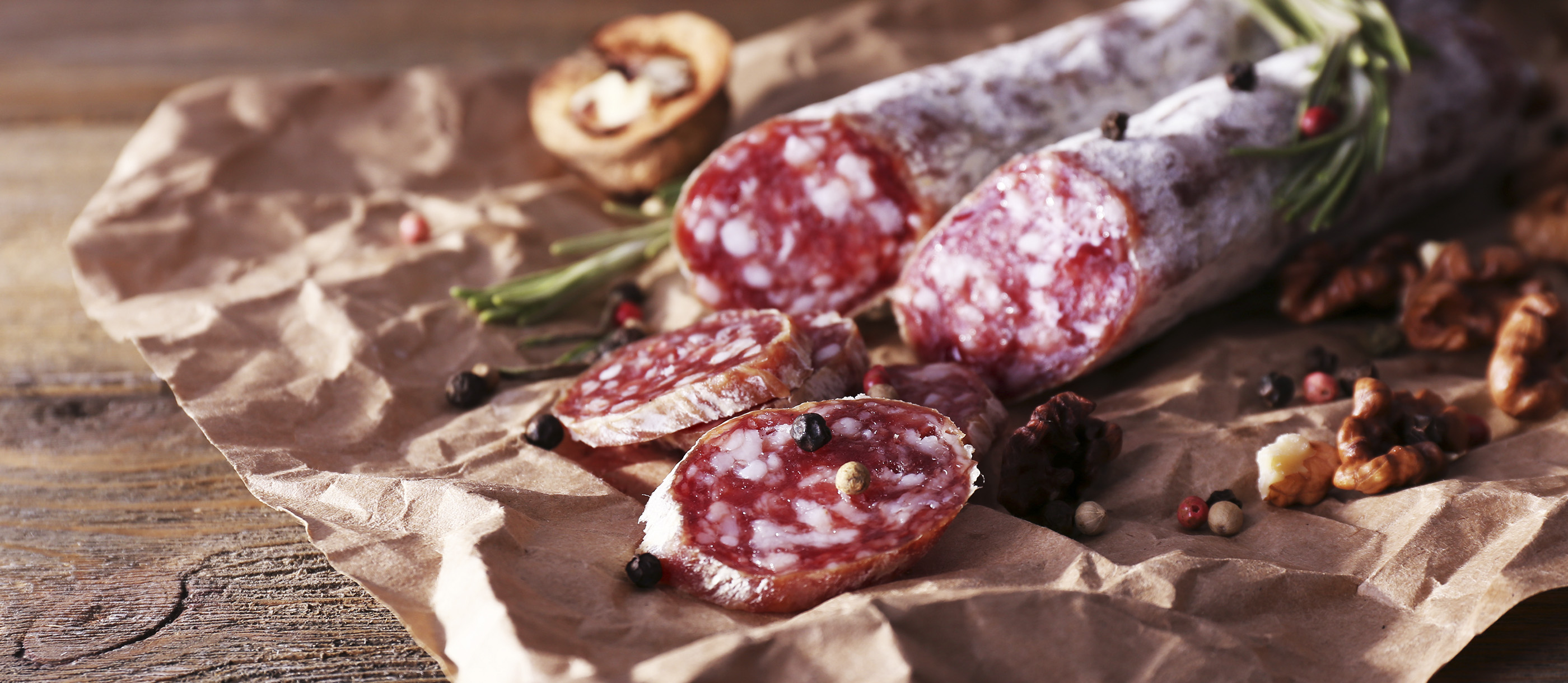 Saucisson De Lacaune Local Sausage Salami From Tarn France