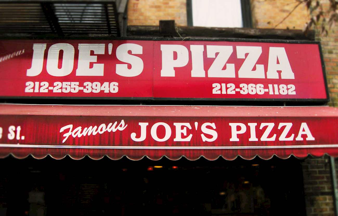 Joe's Pizza TasteAtlas authentic restaurants