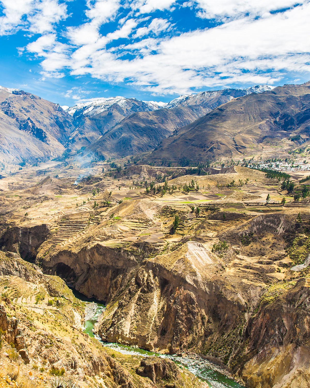 Colca Canyon, one of the world's deepest canyons - 