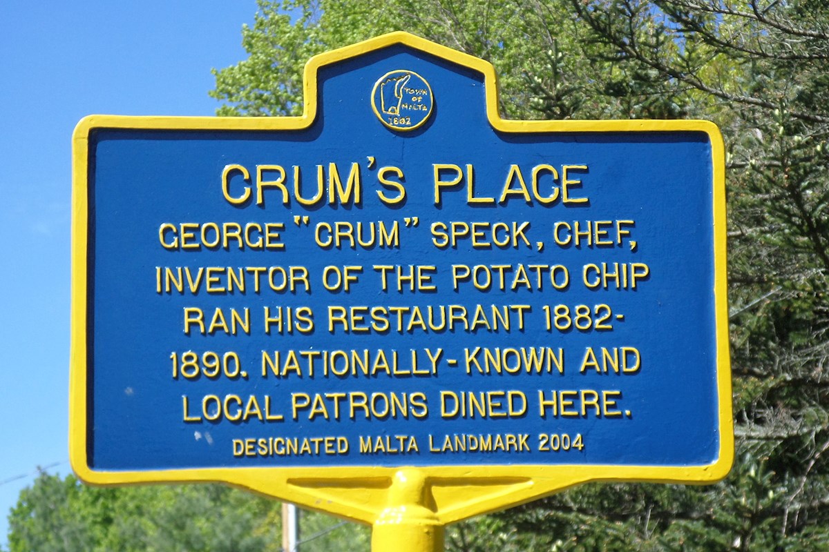 New York State historic marker: Crum's Place /