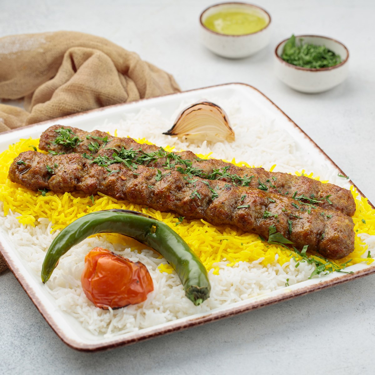 Chelow kebab /