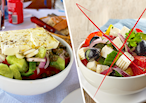 For God’s sake, don’t make Greek salad with cubed feta