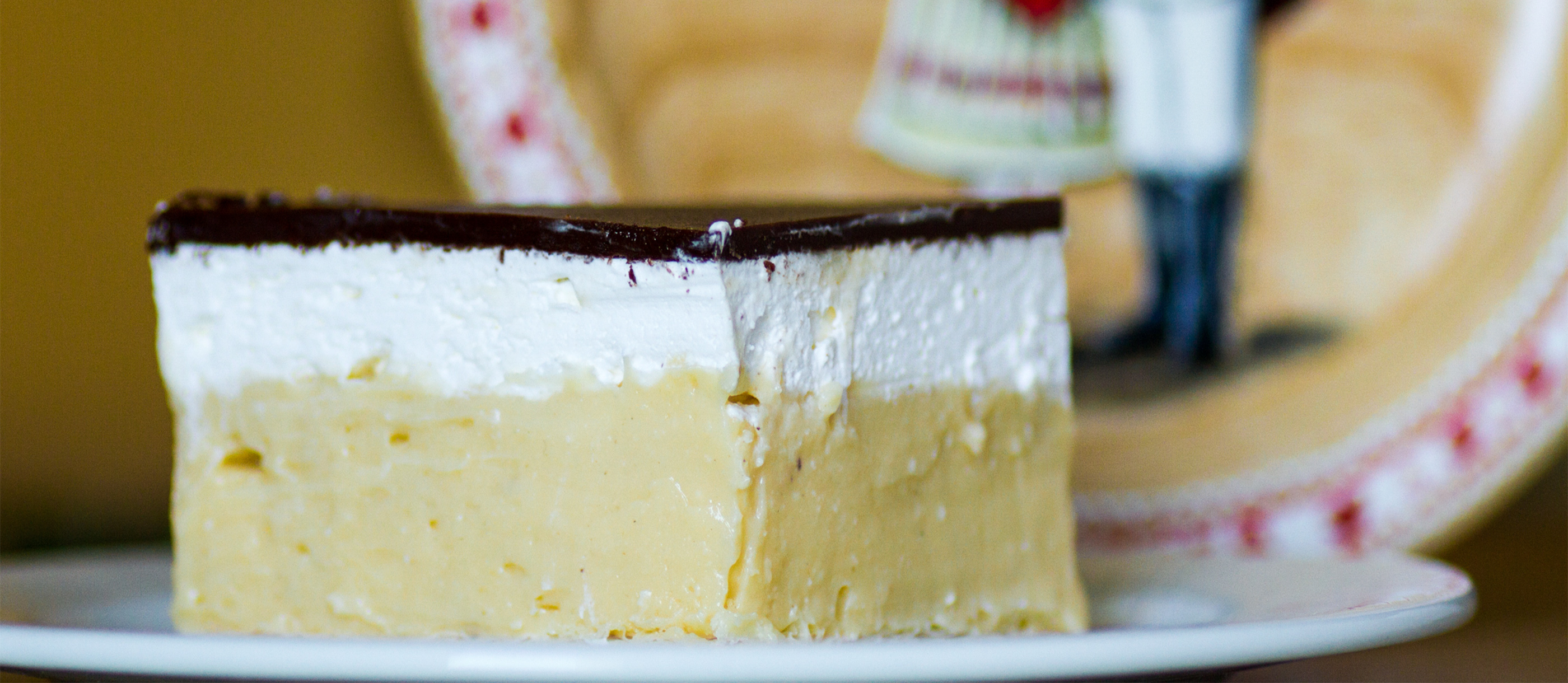 Zagrebačka Kremšnita Traditional Cake From Zagreb, Croatia