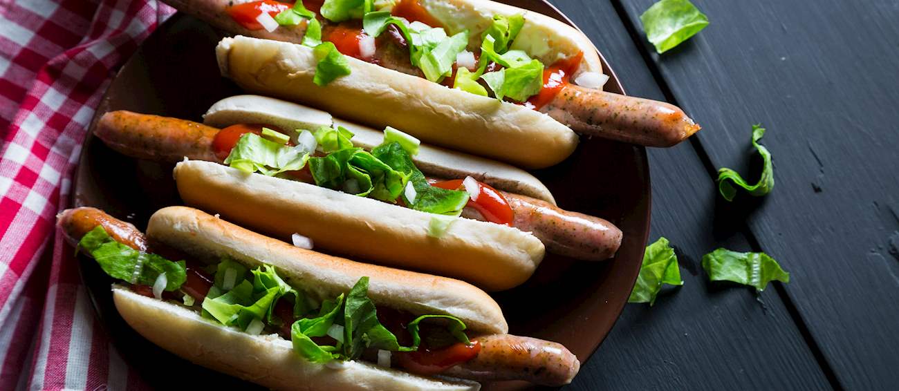 Dodger Dog Traditional Hot Dog From Los Angeles, United States of America