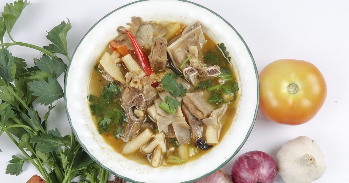 Soup Kambing Traditional Meat Soup From Singapore, Southeast Asia