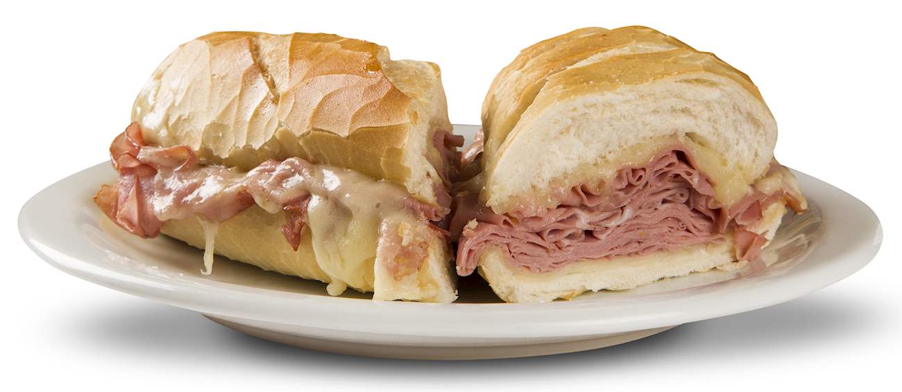 Bocadillo de Mortadela Traditional Sandwich From Spain