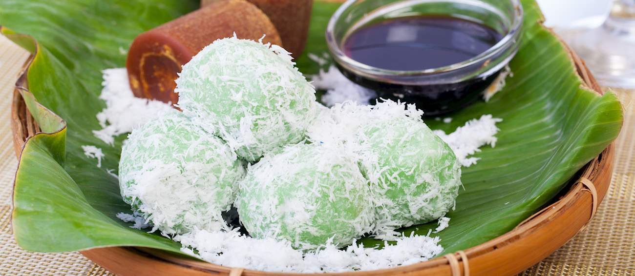Klepon Traditional Dessert From Java, Indonesia