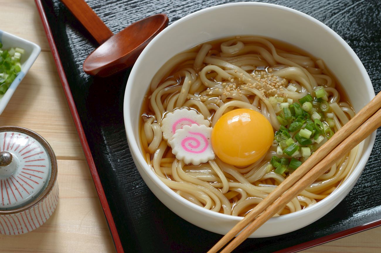 Tsukimi Udon | Traditional Noodle Dish From Japan