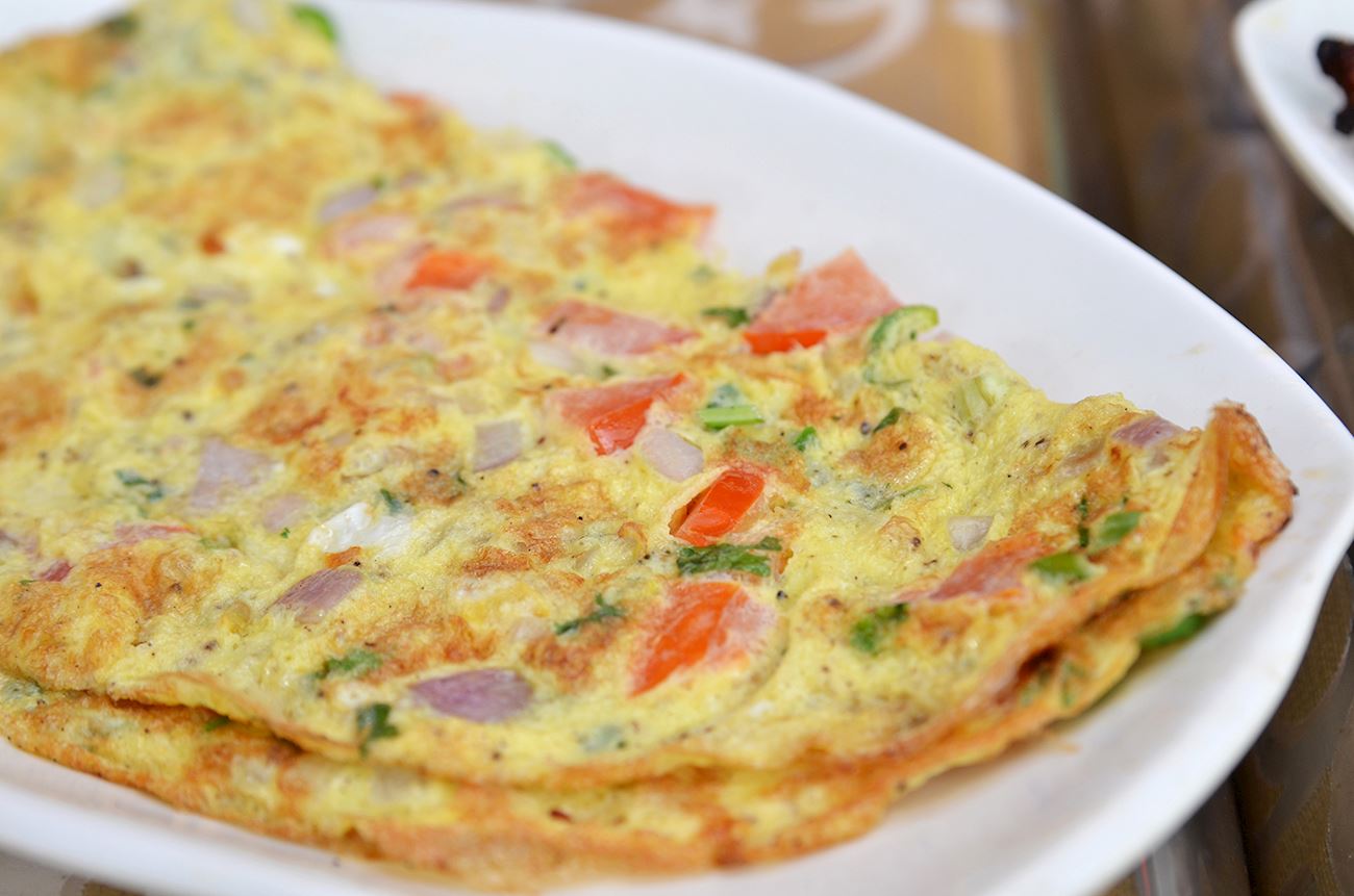 Indian Masala Omelet | Traditional Egg Dish From Southern India, India