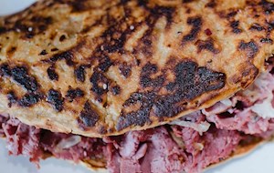 Corned beef boxty