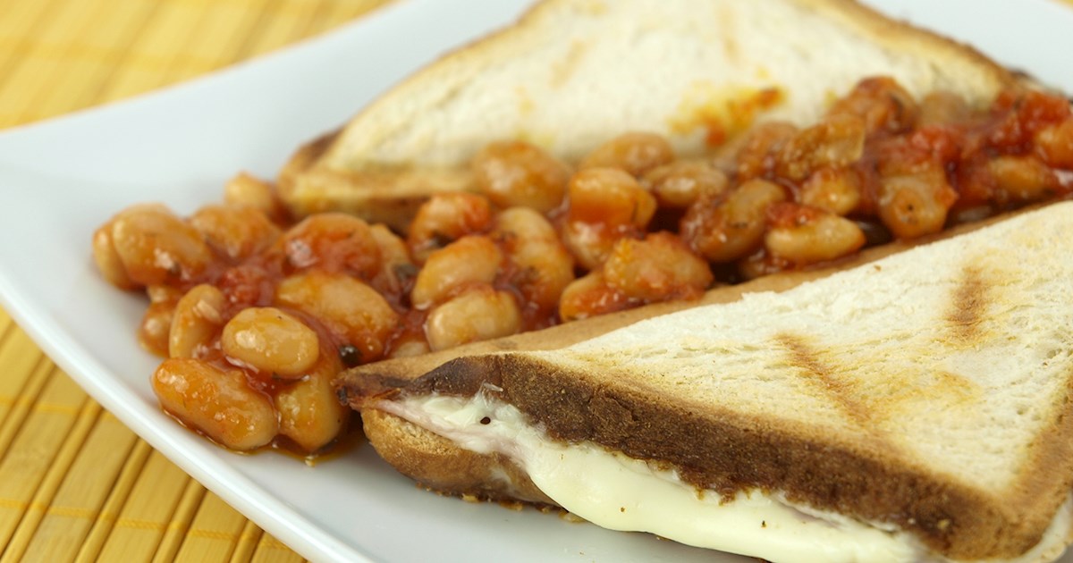 Baked Bean Sandwich Traditional Sandwich From Massachusetts United States Of America 