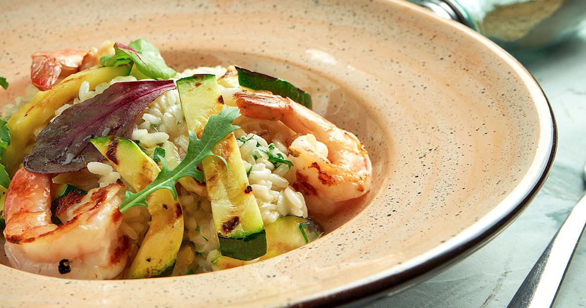 Risotto Zucchine e Gamberetti | Traditional Rice Dish From Italy ...