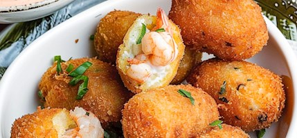 Croquetes de camarão