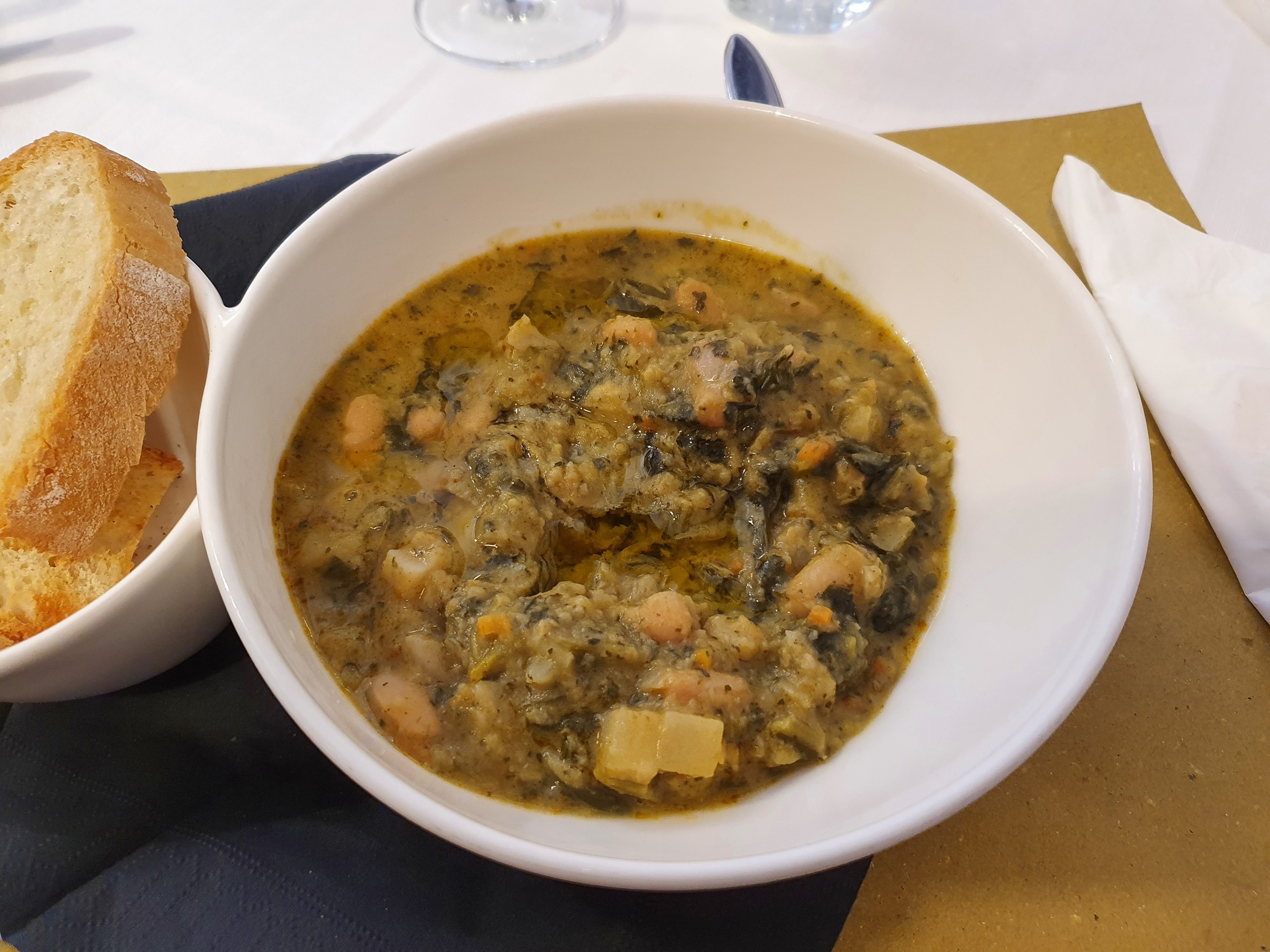 Farinata Di Cavolo Nero | Traditional Vegetable Soup From Tuscany, Italy