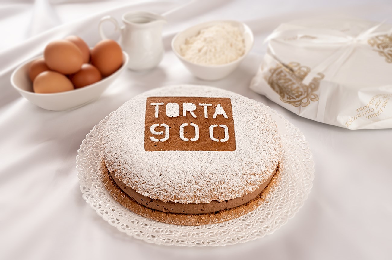 Torta 900 Traditional Chocolate Cake From Ivrea, Italy