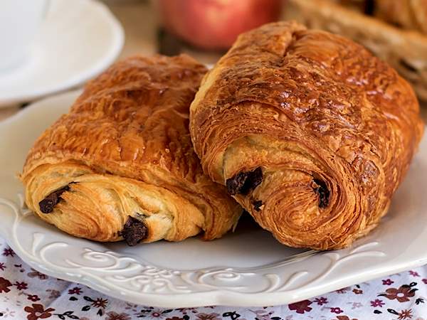 Pain Au Chocolat Traditional Sweet Pastry From France