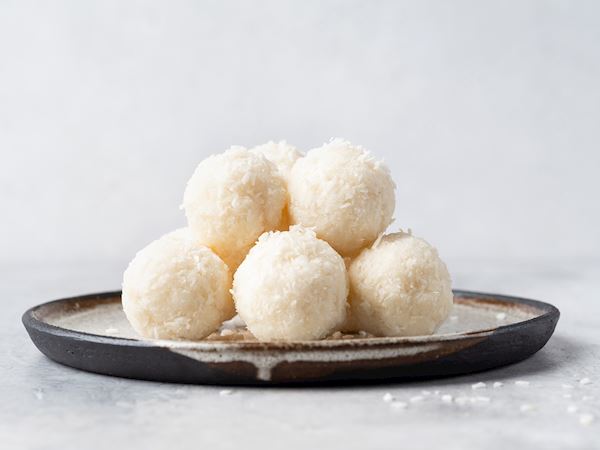 Bonbon Coco Traditional Dessert From Madagascar