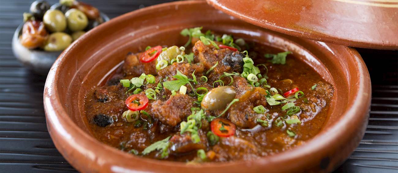 Chicken Tajine Traditional Stew From Morocco, Maghreb