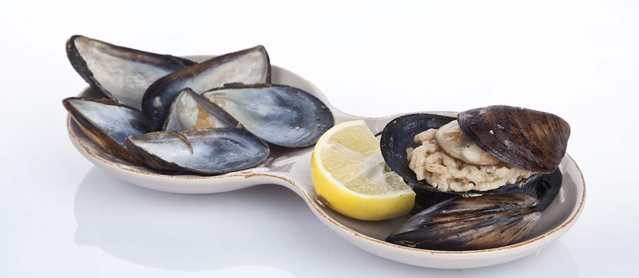 Midye Dolma Traditional Mussel Dish From Turkiye