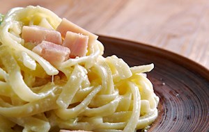 Fettuccine alla papalina