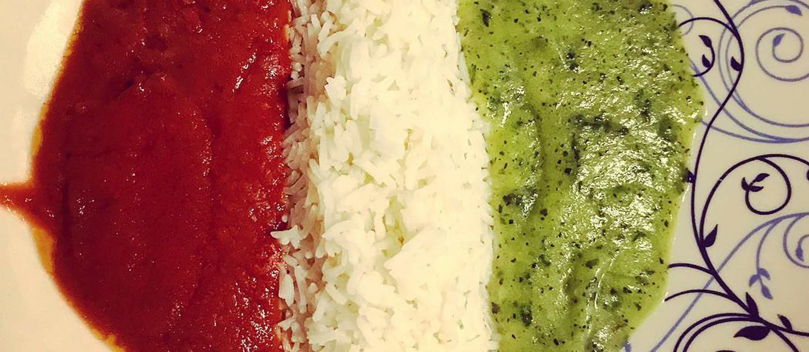 Risotto Tricolore Traditional Rice Dish From Italy