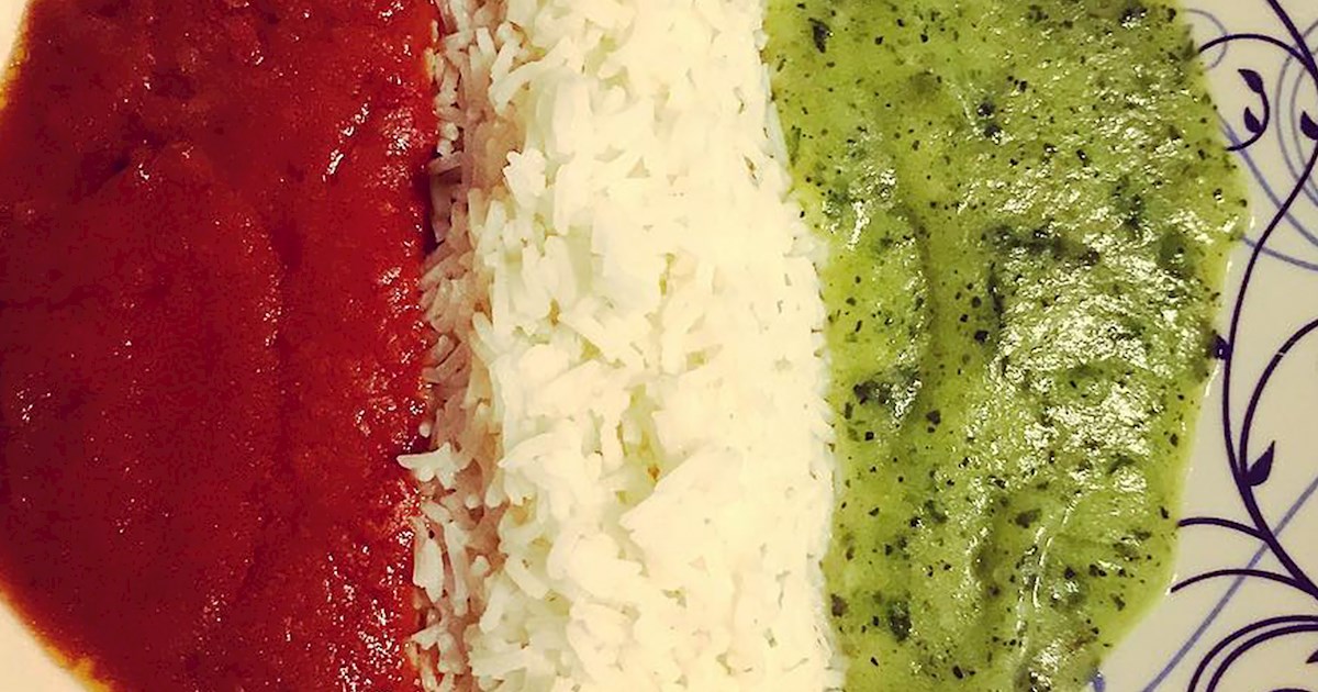 Risotto Tricolore | Traditional Rice Dish From Italy, Western Europe