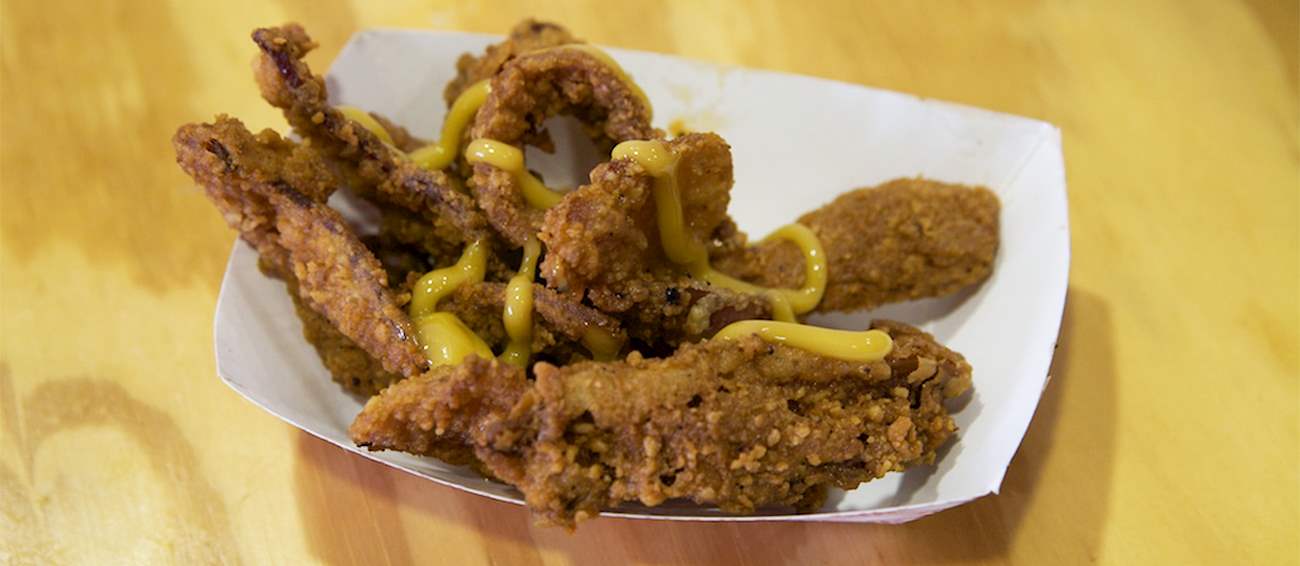 Chicken Fried Bacon Traditional Appetizer From Snook, United States of America