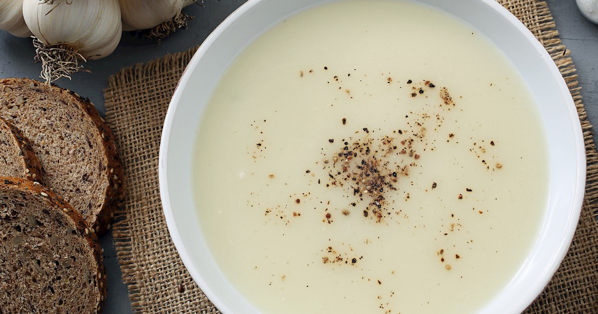 Soupe à L'ail | Traditional Vegetable Soup From France, Western Europe