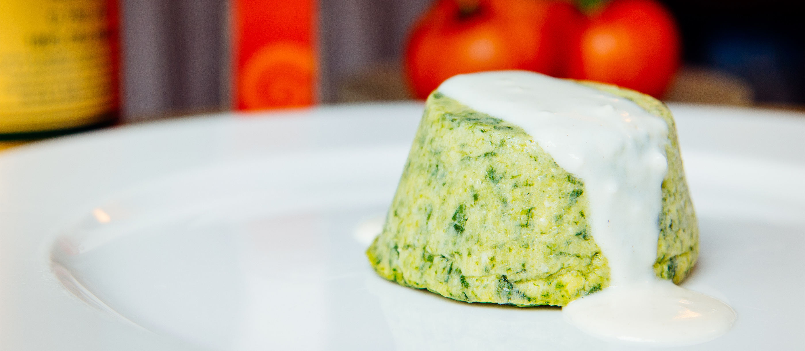 Soufflé Aux Épinards Traditional Vegetable Dish From France