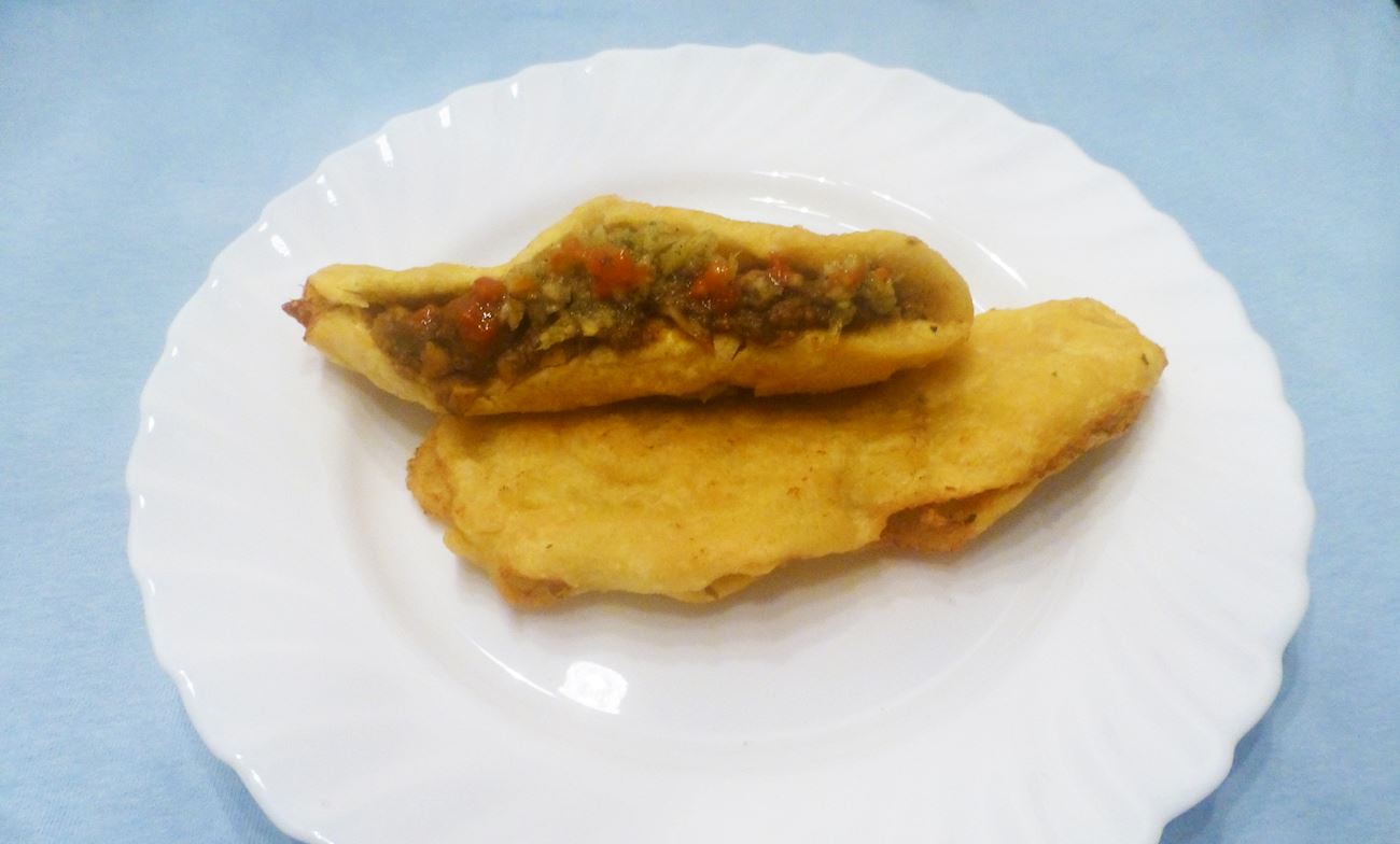 Aloo Pie Traditional Street Food From Trinidad And Tobago Caribbean