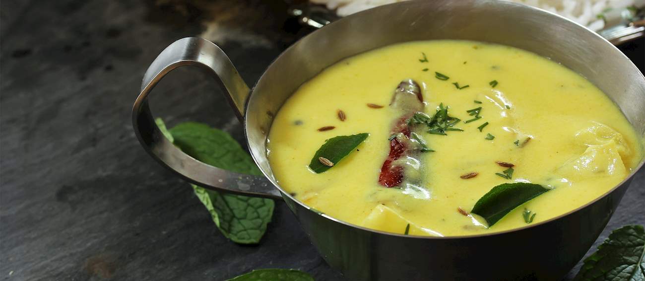 Gujarati Kadhi Traditional Stew From Gujarat, India