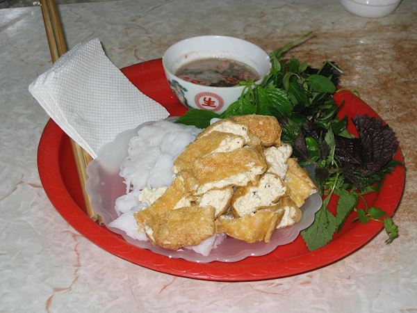 Bun đậu Mắm Tom Traditional Noodle Dish From Hanoi Vietnam