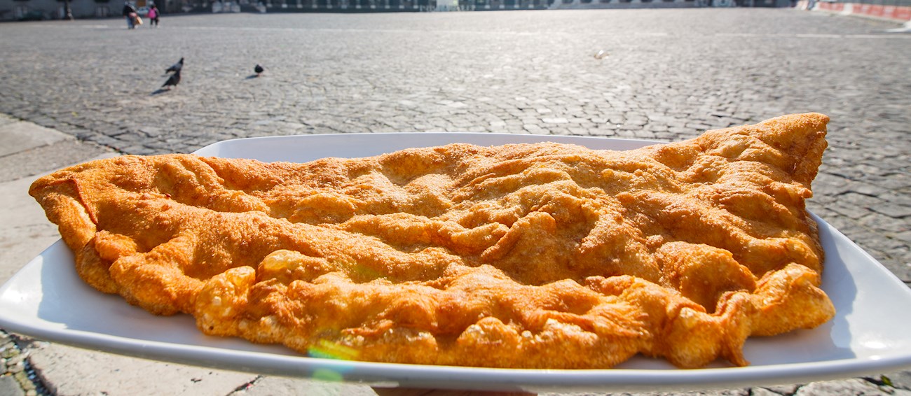 Pizza Fritta Traditional Pizza From Naples, Italy