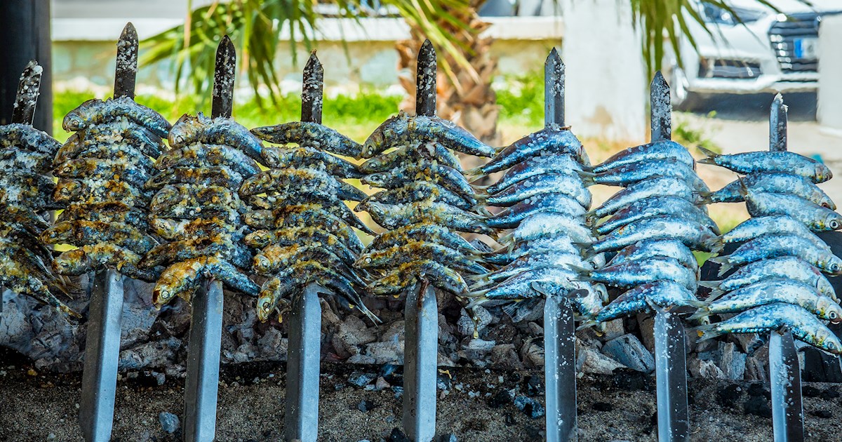 Sardine Espeto in Malaga