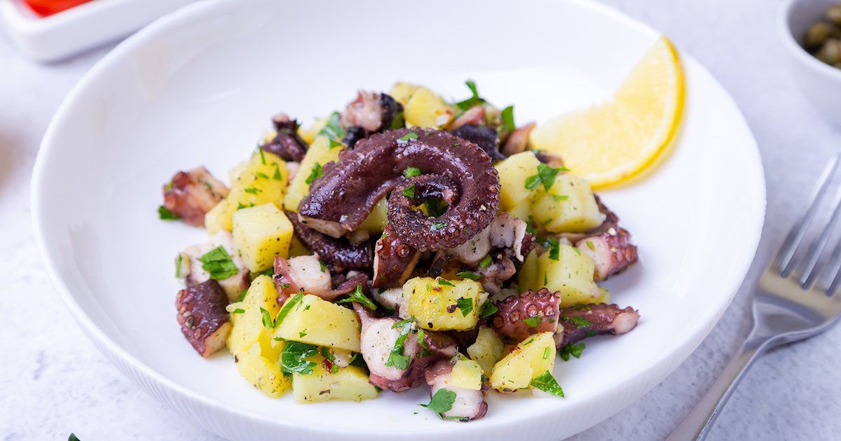 Salade de Poulpe | Traditional Salad From Languedoc-Roussillon, France