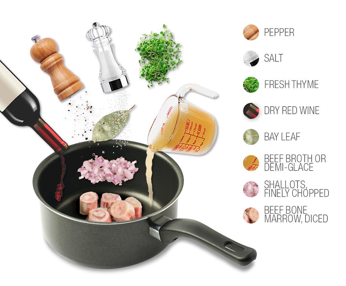 Sauce Bordelaise Traditional Sauce From Bordeaux, France